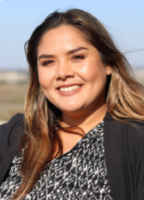 Woman smiling