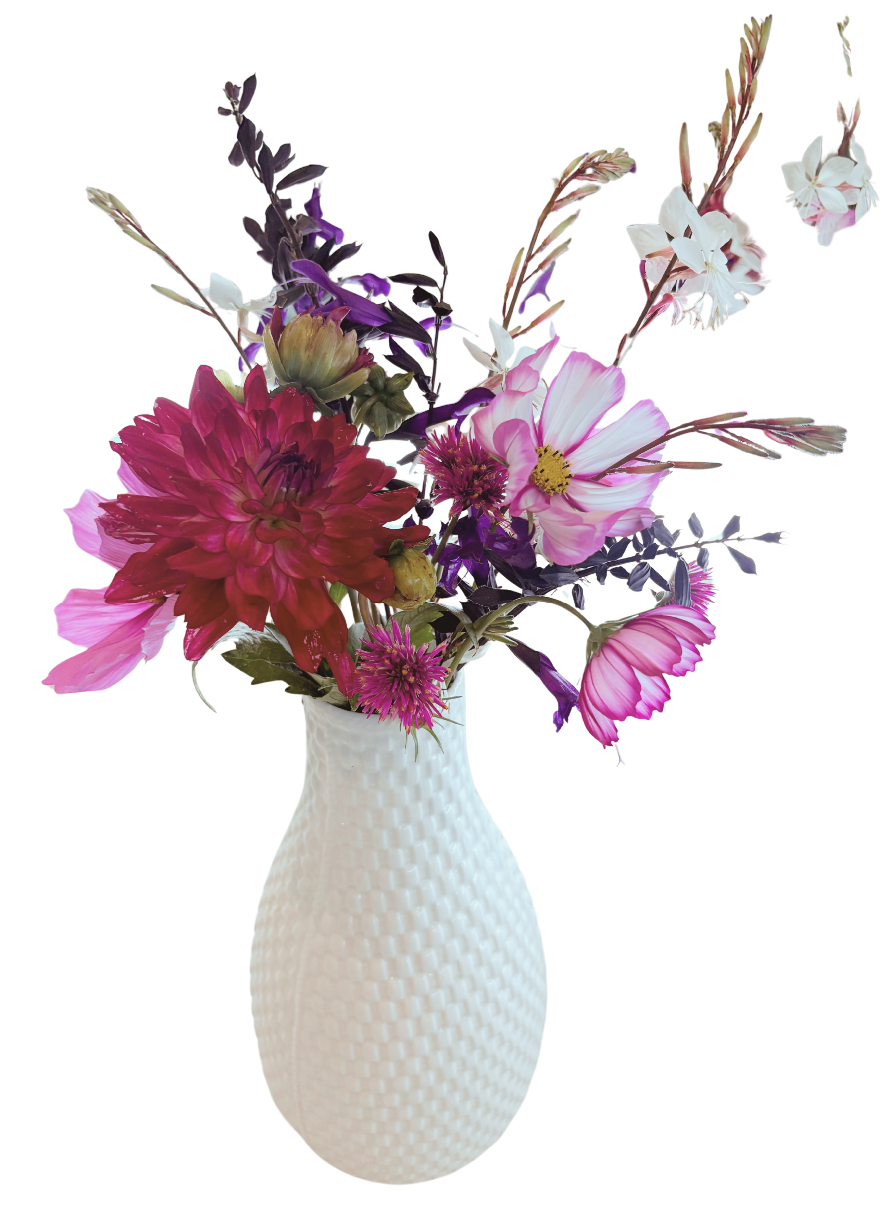 Photo of a flower arrangement in a vase